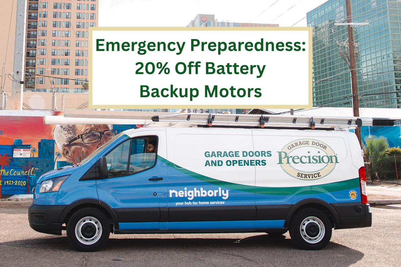 Precision Garage Door Service Tucson Homepage Promo Sep Oct 2026